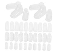 UKCOCO 90 Pièces présentoir de chaussures de bébé porte-chaussette moule à chaussures chaussons pour tout-petits Femmes Clear Shoes étagère à chaussures en acrylique Plastique Transparent