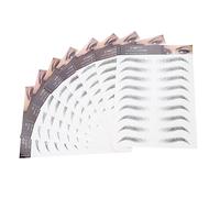 UKCOCO 9feuilles Lot De Temporaires Pour Sourcils Autocollants Naturels Et Denses Imperméables