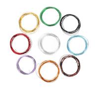 UKCOCO 9Roll Fil de Formation Bonsaï Aluminium Anodisé Flexible et Résistant pour Jardinage et Fixation de Branches Kit Complet pour Artistes et Débutants