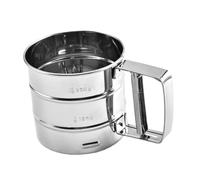 UKCOCO à Farine Acier Inoxydable de Cuisine Portable pour Fines pour Farine Sucre Glace Cacao et Poudre à Lever Outil de Pâtisserie Pratique et