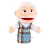 UKCOCO à Main Réaliste Peluche pour Adultes et Garçon Fille Éducatif Interactif pour Histoires et Jeu Dimagination Modèle Père avec Bouche Mobile