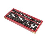 UKCOCO Abacus Bois Professionnel Colonnes Perles Vintage pour Garçon Fille Apprentissage Mathématique Calcul Outil Éducatif Compter
