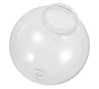 UKCOCO Abat-jour Acrylique Transparent Globe Sphérique Résistant pour Lampadaire Extérieur Protection et Facile à Installer pour Éclairage de Jardin