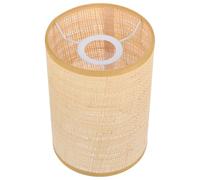 UKCOCO Abat-Jour En Rotin Tressé Pour Lampes De Table Et Lampadaires E27/E14 Abat-Jour Décoratif Rustique Ombre De Lampe En Rotin Pour Salon Chambre Restaurant 20.50 X 14.00 X 14.00 cm