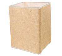 UKCOCO Abat-jour en Tissu Décoratif pour Lampe de Table et Lampadaire E27, en Jute 14x20 Cm, Accessoire de Remplacement Stable et Solide pour Chambre, Salon, Bureau -