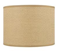 UKCOCO Abat-jour en Tissu Lin pour Lampe de Table et Lampadaire, Cylindre Chic et Simple, Facile à Installer, Accessoire Décoratif pour Maison Personnelle et Salon