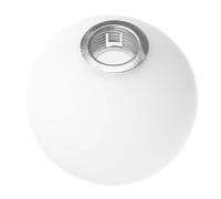 UKCOCO Abat-jour en Verre Lait Blanc Mat 12 Cm Diamètre pour Lampe Suspendue G9, Diffuseur Rond en Verre Dépoli, Abat-jour de Rechange Suspendre D’intérieur, Luminaire Décoratif