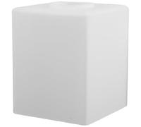 UKCOCO Abat-jour en Verre Transparent Carré 100x120 Mm, Diffuseur Rectangulaire pour Lampe de Table E27, Abat-jour Lumineux Adapté pour Plafonnier, Lampe de Bureau Suspendre