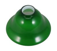 UKCOCO Abat-jour en Verre Vert Vintage Forme Cloche 4,2 Cm de Diamètre, Abat-jour Suspendu Remplaçable pour Lampe de Plafond, Décoration Rétro pour Salle à Manger Cuisine