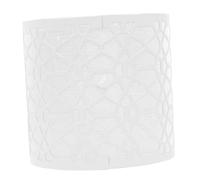 UKCOCO Abat-jour Fer Ajouré pour Moderne et Épuré pour Lampadaire Lampe Murale et Chevet et Anti-éblouissement Blanc Style Water Cube