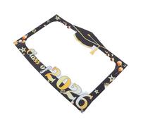 UKCOCO Accessoire Cadre Photo de Remise de Diplômes 2026 en Tissu Polyester Résistant, Bannière Découpée pour Photobooth Fête Fin D'études, Décoration Intérieure et Extérieure