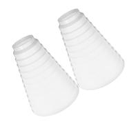 UKCOCO Adaptateur de Conduit pour Hotte Aspirante Blanc en Abs, Facile à Installer, 2 Pièces Outil de Montage à Fil, Réducteur-augmentateur de 7 à 20cm pour Ventilation