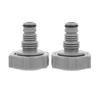 UKCOCO Adaptateur de Tuyau D'aspiration pour Piscine, 2 Pièces, Raccord Gris 32 Mm, Compatible avec Bestway P6h1419