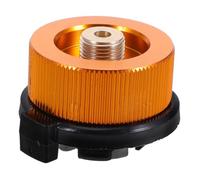 UKCOCO Adaptateur pour Réchaud De Camping Convertisseur De Cartouche De Gaz Valve Entrée Sortie pour Bouteille De Propane Adaptateur De Remplissage pour Randonnée en Plein Air