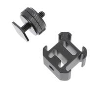 UKCOCO Adaptateur Support Flash à Têtes avec Montage pour Trépied Microphone Lumière Appareil Photo