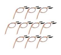 UKCOCO Adaptateurs Câble 4 Broches 10 Pièces, Connecteurs Femelles Grove pour Micro-Câbles Électriques, Lot pour Branchement Multiple d'Appareils Électroniques Domestiques