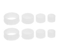 UKCOCO Adaptateurs de douille pour meuleuse d'établi, bague de roue en plastique blanc, 2 sets, ajustement précis, application polyvalente pour le métal et divers autres scénarios