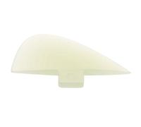 UKCOCO Aileron de Surf Central en Fibre de Verre, Petit Aileron Fish, Vert Clair, Structure Nid D’Abeille, Propulsion et Contrôle, pour Longboard et Surfboard, Randonnée Sup