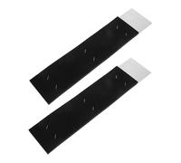 UKCOCO Amortisseur de Bruit de Gouttière Facile à Installer Réglable 2 Pièces en Métal et Coton pour Tuyau et Gouttière, Solution D'atténuation du Bruit Extérieur Jardin