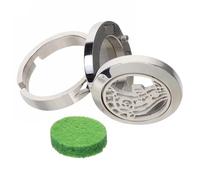 UKCOCO Anneau Ouvert Réglable Acier Inoxydable pour Hommes et Femmes Diffuseur Dhuiles Essentielles Vintage Danniversaire Élégant et