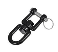 UKCOCO Anneau Pivotant Double Acier Inoxydable avec Goupille pour Chaise Hamac Balançoire Suspendue et Connecteur Robuste Anti-Torsion pour Fixation Fauteuil Suspendu Rotation Fluide et