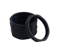 UKCOCO Anneaux anti-roulement pour microphone: anneau anti-roulement pour microphone sans fil portable, 10 pièces, noir