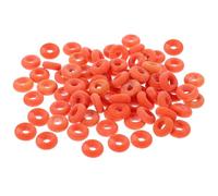 UKCOCO Anneaux de Castration en Caoutchouc pour Bovins et Ovins 100 Pièces Pince Acier Inoxydable pour Coupe sans Saignement Queue Chez Agneaux, Veaux et Porcelets