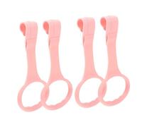 UKCOCO Anneaux De Traction Pour Bébé 2 Pièces, Aides Pour Se Tenir Debout, Plastique Sécurisé, Couleurs Rose Pastel, Pour Chambre D’garçon Et Filles, Stimulation Motrice Et Apprentissage Debout