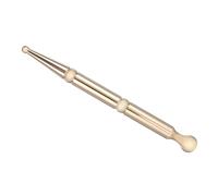 UKCOCO Appareil de Massage en Laiton pour Points D'acupuncture, Stylo D'acupression Manuel pour Visage, Yeux et Plante des Pieds, Stimulateur Ponctuel Corporel, Outil Bien-être