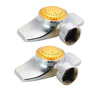 UKCOCO Arroseur Automatique 360° en Alliage de Zinc pour Arrosage de Jardin Lot de 2 Irrigation pour Pelouse et Jardinage Solide et Pratique