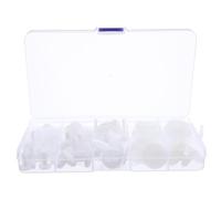 UKCOCO Articulations en Plastique pour Poupées 45 Pièces, Accessoires Fabrication De Jouets Créatifs, Blanc, Flexibles Et Mobiles, pour Amateurs De Loisirs Créatifs Et Création D’Ours en Peluche