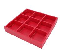 UKCOCO Assiette Alimentaire Multi-grilles en Bambou pour Fruits et Légumes | Surface Lisse sans Bavure, sans Odeur Particulière, Nettoyage Facile, Rangement Net des Aliments