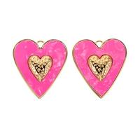 UKCOCO Assortiment de 2 pendentifs en forme de cœur : breloques en métal pour la fabrication de bijoux, breloques pour la fabrication de bracelets en forme de cœur, amour pour les colliers,