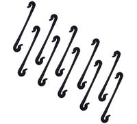 UKCOCO Attaches de Câble de Jardinage Noir en PP 200pcs, Pratiques et Faciles pour Fixer Plantes et Vignes, Accessoires Jardin Extérieur pour Passionnés de Jardinage