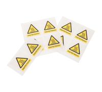 UKCOCO Autocollants Avertissement Température Élevée 10 Pcs 30X30 MM Auto-Adhésifs Sécurité Industrielle Signalisation Surface Chaude Ne Pas Toucher Panneaux pour Machines et Équipements