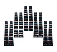 UKCOCO Autocollants D'intonation pour Violon 4/4, 10 Pièces, Étiquettes de Doigté Noires, Guide de Position pour Débutants, Accessoires pour Touche de Violon, Entraînement Musical