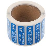 UKCOCO Autocollants pour Farces et Attrapes Usage Rectal Uniquement, Étiquettes Humoristiques Amovibles, Rouleau de 500 Pièces, Stickers Amusants Adultes pour Blagues et Divertissement