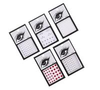 UKCOCO Autocollants Strass Visage Et Corps 5 Pièces Feuilletés Acrylique Blanc Perlé Formes Cœur Et Goutte, Bijoux De Visage Pour Femmes, Décorations Festivals Et Fêtes