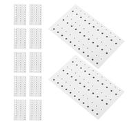 UKCOCO Autocollants Visage Faux Grain de Beauté Noirs 50 Pcs, Tatouages Temporaires Hypoallergéniques, Autocollants Maquillages Artistiques pour Fêtes, Carnaval et Décoration Corporelle