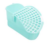 UKCOCO Bac à Litière pour Petits Animaux Toilettes pour Cobayes et Chinchillas Design Projection et Facile à Nettoyer pour Coins Gain de Place Accessoire Pratique pour Entretien des