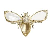 UKCOCO Bague Mode Femme Ajustable Abeille Créative Bague Doigt Élégant Doré Bijoux pour Filles et Cadeaux Quotidiens