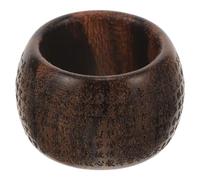 UKCOCO Bague Tigre en Bois pour Homme, Anneau Pouce Confortable sans Bavure, Design Unique Élégant, Accessoire Spirituel Inspiré du Bouddhisme