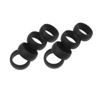 UKCOCO Bagues De Sport En Silicone Pour Hommes 8 Pièces Couleur Aléatoire Flexible Confortable Exercice Fitness Randonnée