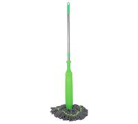 UKCOCO Balai serpillière Rotatif pour Le Nettoyage des sols, Manche en | Utilisation sur surfaces sèches et humides, balai-serpillère pour le nettoyage ménager, nettoyant pour sols pratique,