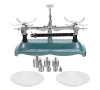 UKCOCO Balance De Laboratoire À Double Plateau Outil Pédagogique Pour Les Expériences En Classe Balance Mécanique Verte