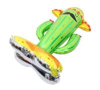 UKCOCO Ballon Gonflable en Aluminium Forme Cactus 4d 1 Pièce Décor Fête Hawaïenne Été Intérieur Extérieur Dessin Animé