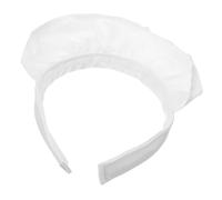 UKCOCO Bandeau de Cosplay Soubrette Blanc à Volants Taille Unique Femme Soirée Déguisement Fête