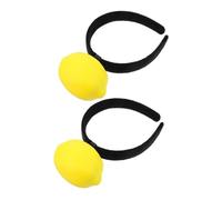 UKCOCO Bandeau de Fruits Citron Peluche 2 Pièces Taille Unique Confortable Fête Déguisement Ludique pour Adultes et Garçon et Filles