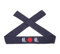 UKCOCO Bandeau Japonais Coton Respirant Réutilisable pour Karaté et Cuisine Bandeau Sportif Décoratif Unisexe Adapté Yoga Course et Entraînement
