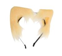UKCOCO Bandeau Oreilles de Chat Pelucheux et pour Maquillage et Soins Visage Tête Kawaii Cosplay Halloween pour Femmes et